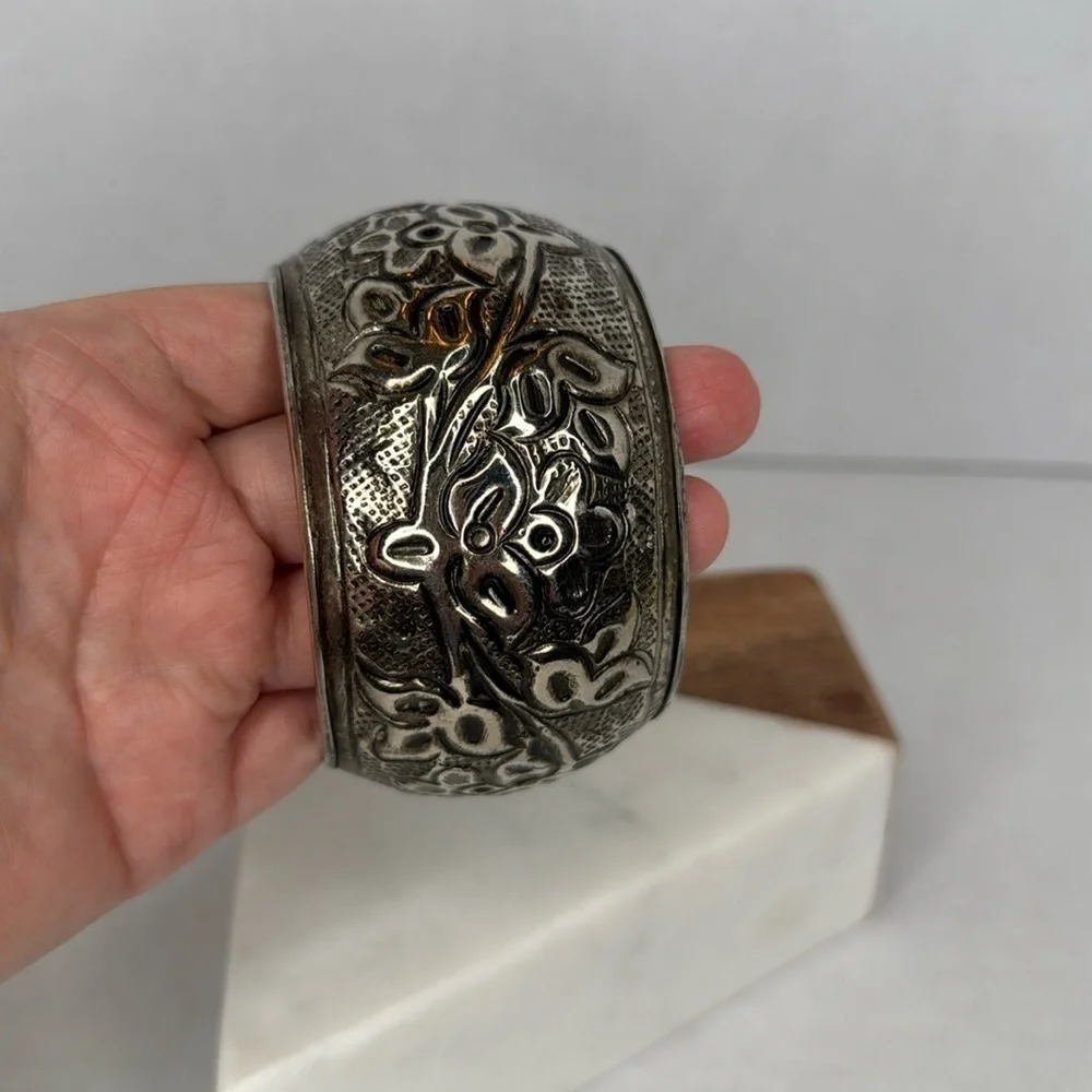 Vintage Silver Art Nouveau Scrollwork Bracelet lot C20